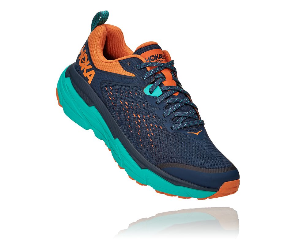 Hoka One One Challenger ATR 6 Trail löparskor Herr Outer Space / Atlantis | 46IBXVFRH