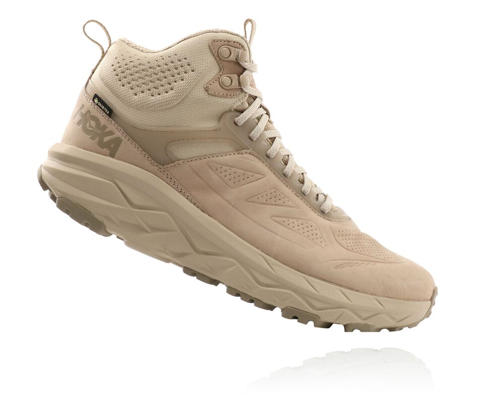 Hoka One One Challenger Mid GORE-TEX Promenadskor Herr Oxford Tan/ Dune | 36ZGJAMCT