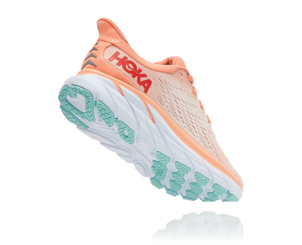 Hoka One One Clifton 8 Stabila Löparskor Dam Silver | 42CRKSZMG