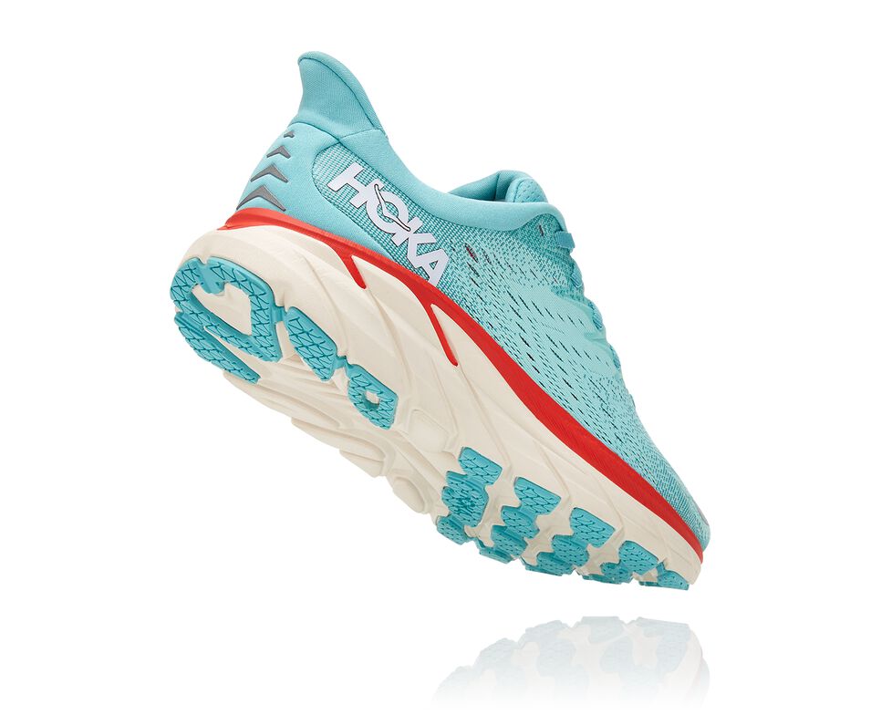 Hoka One One Clifton 8 Stabila Löparskor Dam Blå | 48JXTLABV