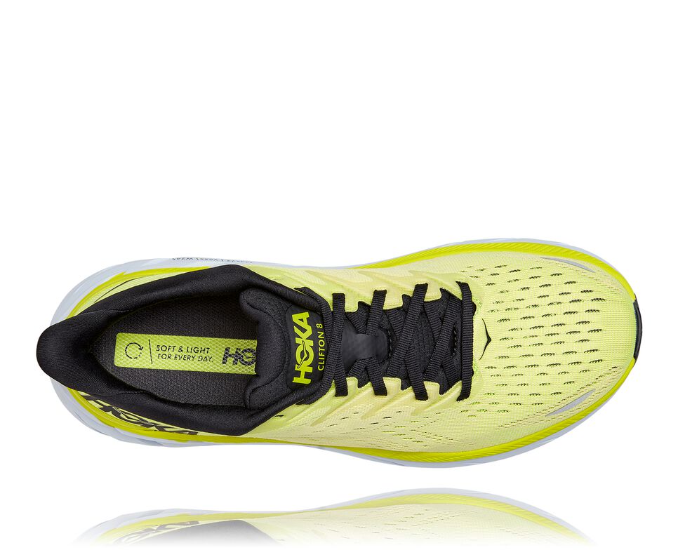 Hoka One One Clifton 8 Stabila Löparskor Herr Evening Primrose / Charlock | 64BDGPSLH