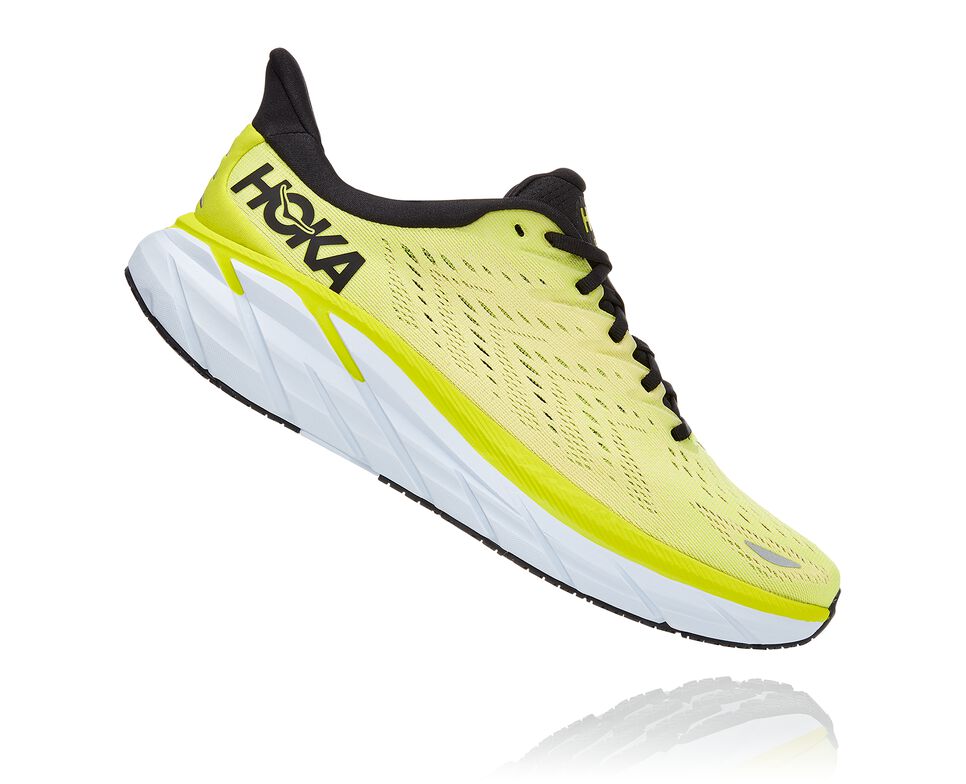 Hoka One One Clifton 8 Stabila Löparskor Herr Evening Primrose / Charlock | 64BDGPSLH