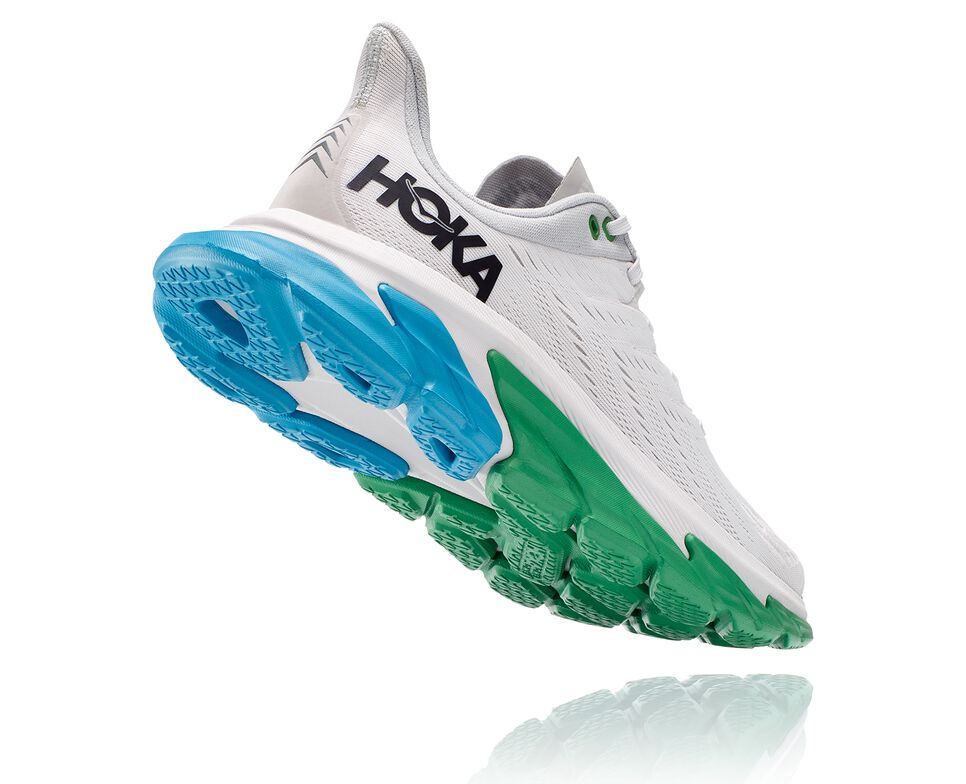 Hoka One One Clifton Edge Stabila Löparskor Herr Nimbus Cloud / Greenbriar | 12IPTAYFE