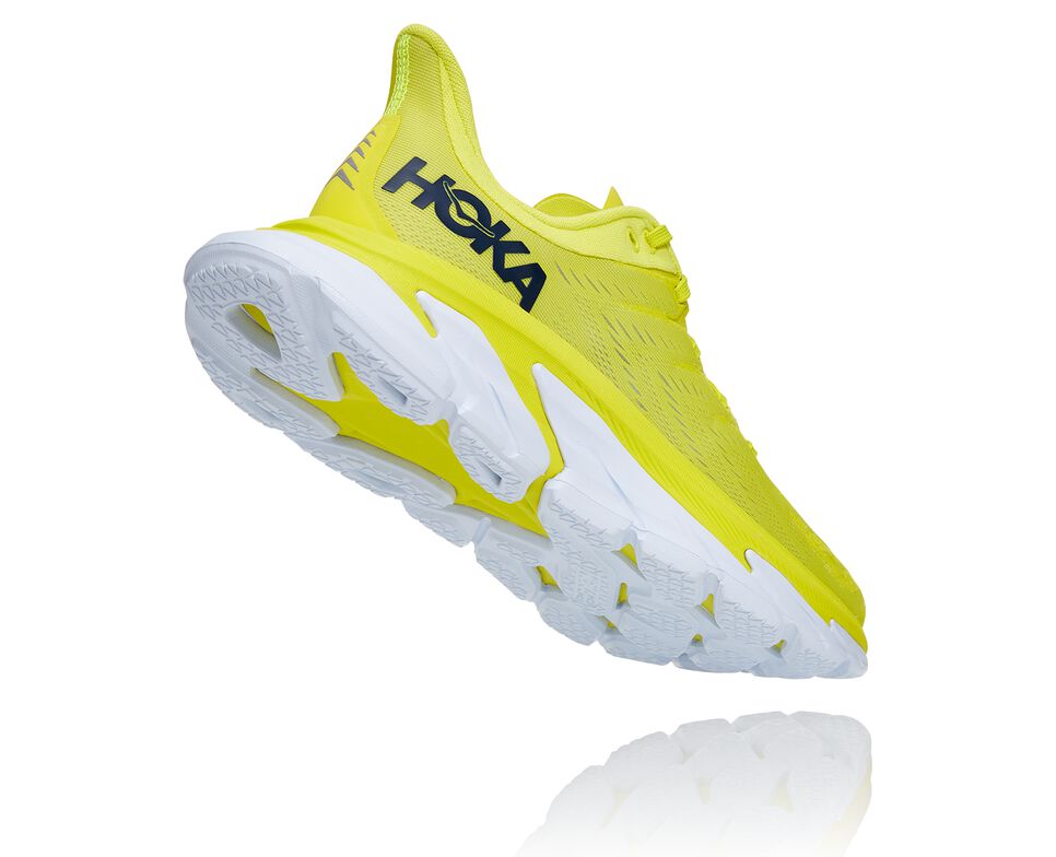 Hoka One One Clifton Edge Stabila Löparskor Herr Vita | 13ZFRWDCG