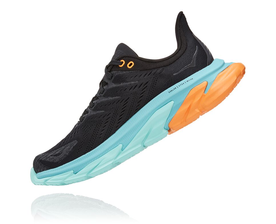 Hoka One One Clifton Edge Stabila Löparskor Herr Svarta | 36BQLNMHG