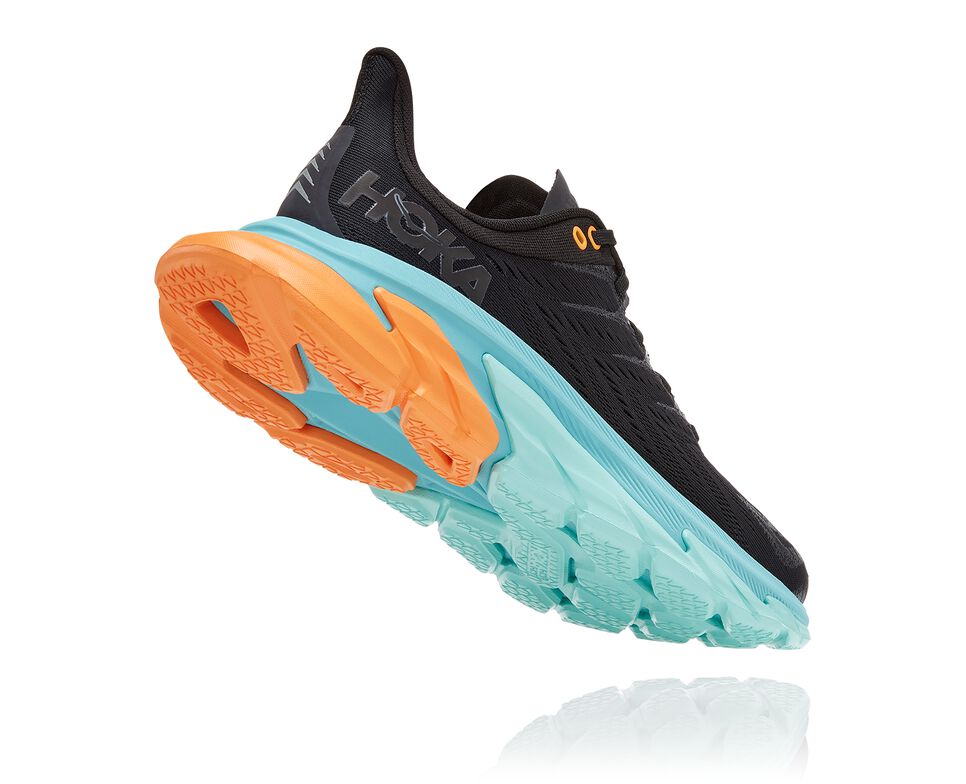 Hoka One One Clifton Edge Stabila Löparskor Herr Svarta | 36BQLNMHG