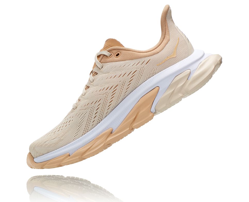 Hoka One One Clifton Edge Stabila Löparskor Dam Beige | 37LOQIPZE