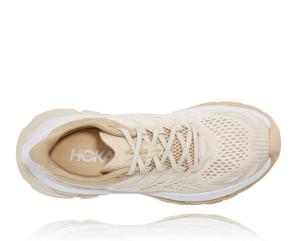 Hoka One One Clifton Edge Stabila Löparskor Dam Beige | 37LOQIPZE