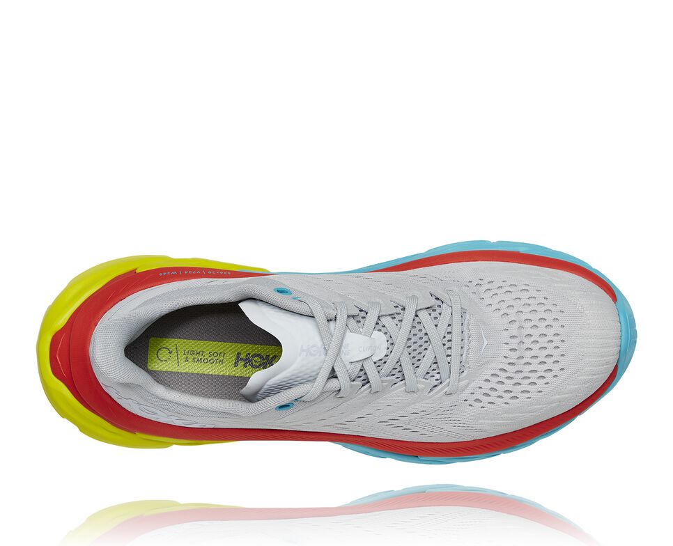 Hoka One One Clifton Edge Stabila Löparskor Herr Vita | 38LSFTYEJ