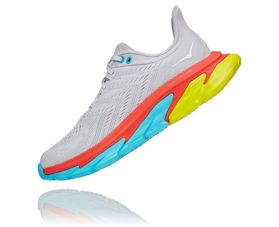 Hoka One One Clifton Edge Stabila Löparskor Herr Vita | 38LSFTYEJ