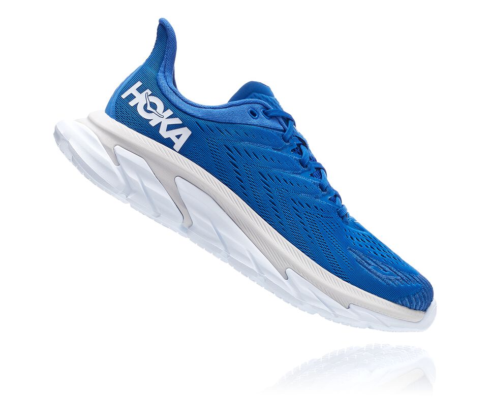 Hoka One One Clifton Edge Stabila Löparskor Herr Vita | 47FCTPJVI