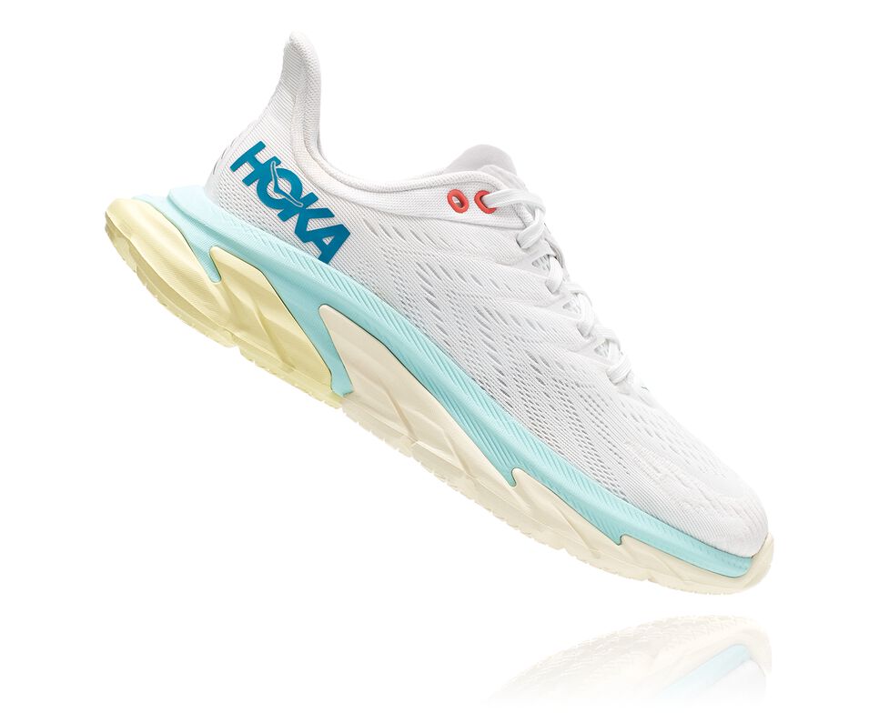 Hoka One One Clifton Edge Stabila Löparskor Dam Blå | 90IEZHFTQ