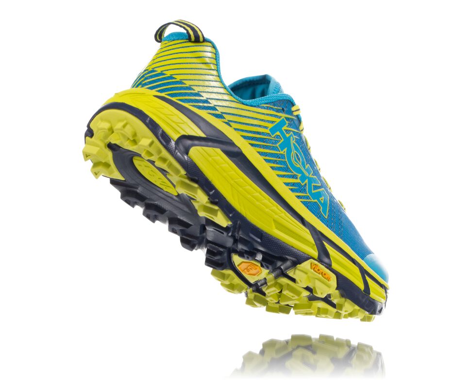 Hoka One One EVO Mafate 2 Trail löparskor Dam Cyan / Citrus | 31GCYSQEF