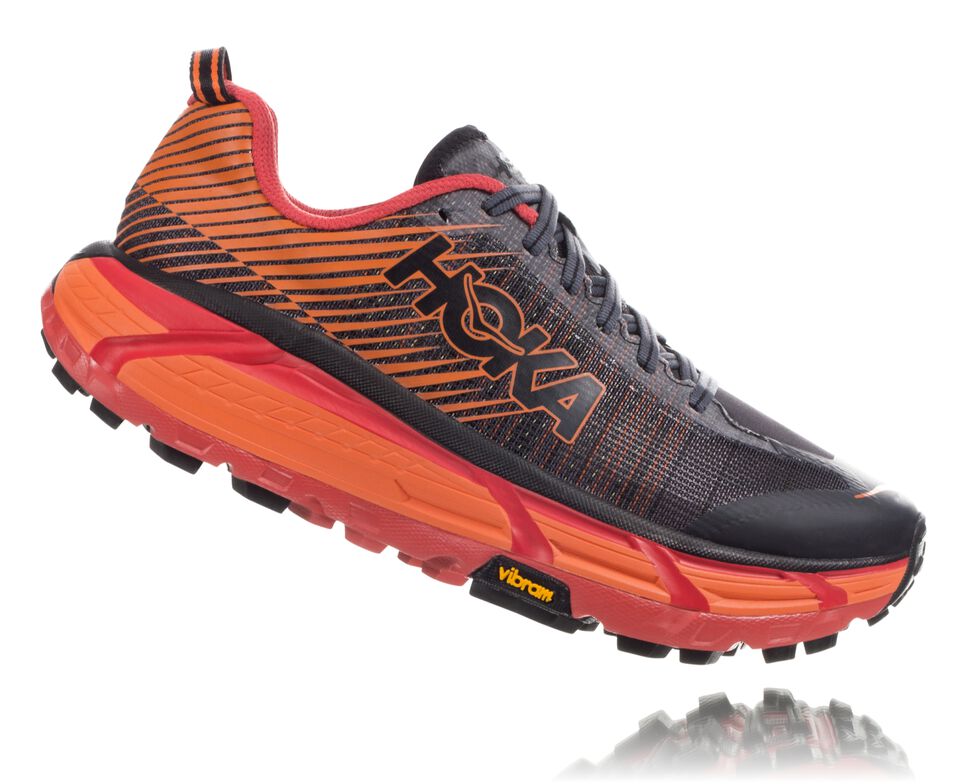 Hoka One One EVO Mafate 2 Trail löparskor Dam Svarta Röda | 74FVNCLYE