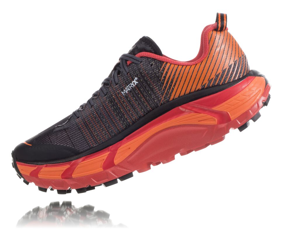 Hoka One One EVO Mafate 2 Trail löparskor Dam Svarta Röda | 74FVNCLYE