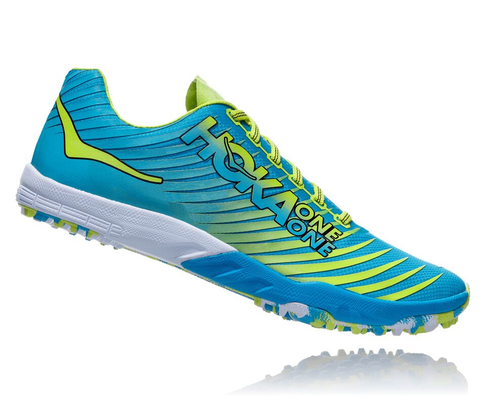 Hoka One One EVO XC Spikeless Spikskor Dam Cyan / Citrus | 45VBZTXAW