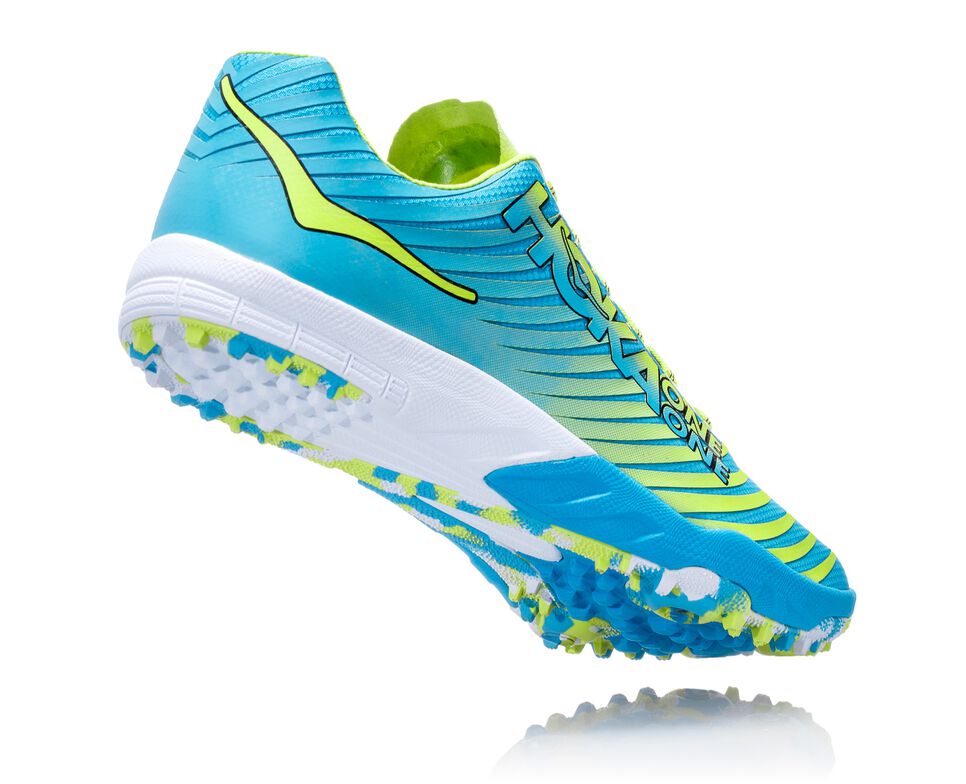 Hoka One One EVO XC Spikeless Spikskor Dam Cyan / Citrus | 45VBZTXAW