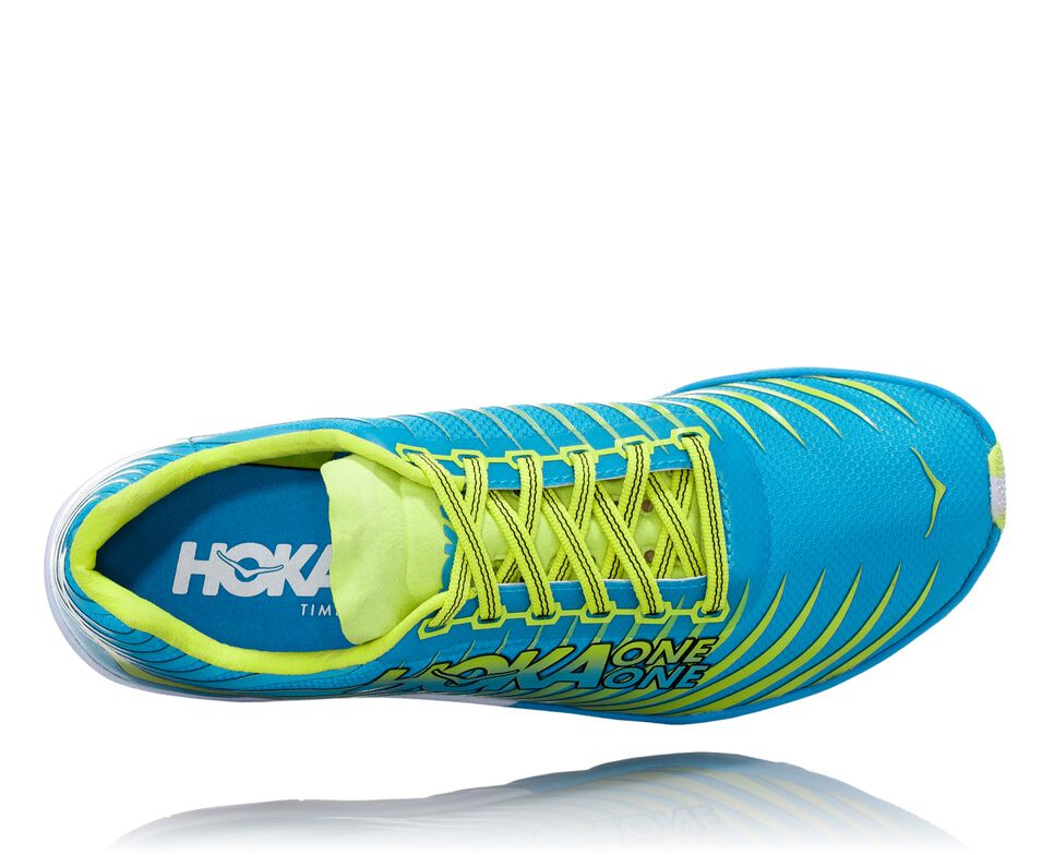 Hoka One One EVO XC Spikeless Spikskor Dam Cyan / Citrus | 45VBZTXAW