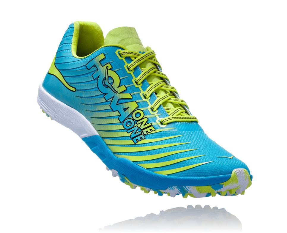 Hoka One One EVO XC Spikeless Spikskor Dam Cyan / Citrus | 45VBZTXAW