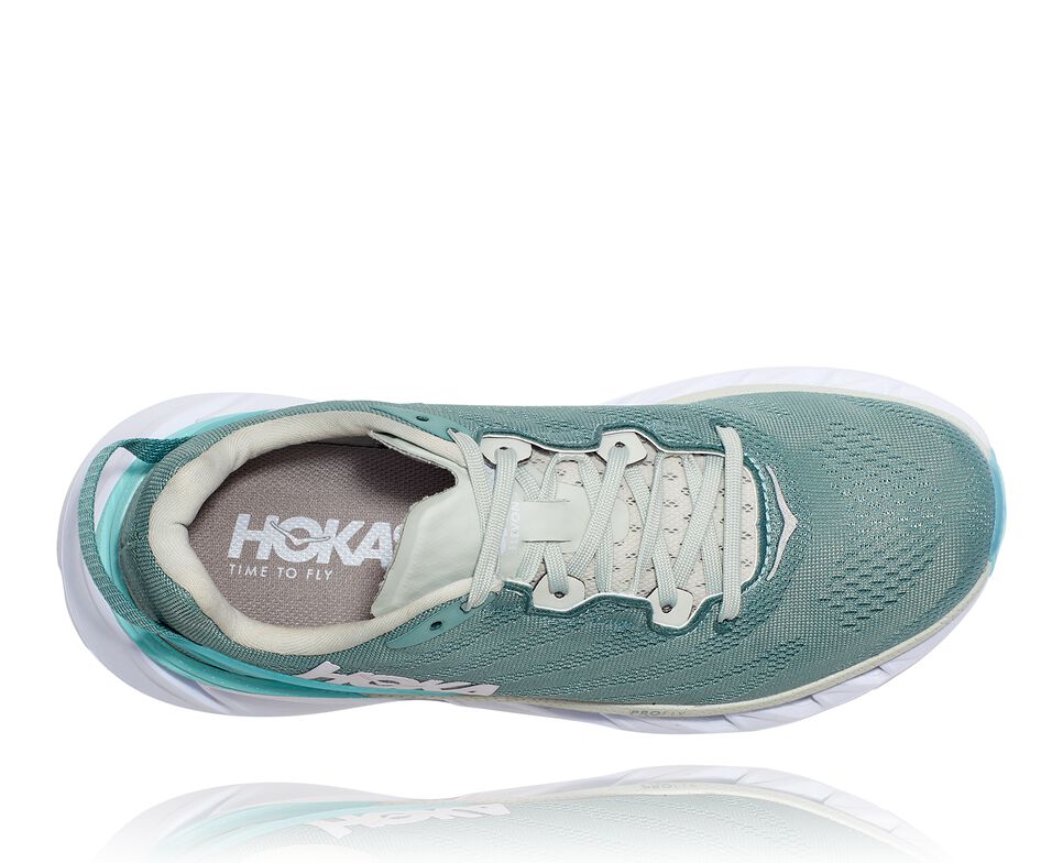 Hoka One One Elevon 2 Stabila Löparskor Dam Blå Vita | 96UGICOEB