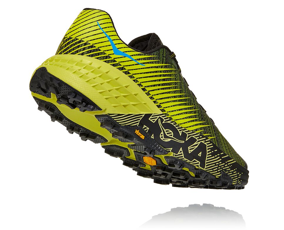 Hoka One One Evo Speedgoat Trail löparskor Herr Svarta | 79DFALNZI