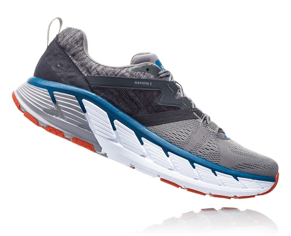 Hoka One One Gaviota 2 Stabila Löparskor Herr Frost Gray / Seaport | 08QULWZMP