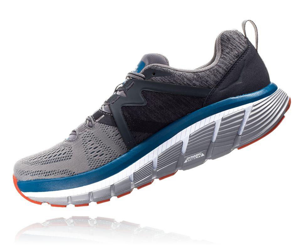 Hoka One One Gaviota 2 Stabila Löparskor Herr Frost Gray / Seaport | 08QULWZMP