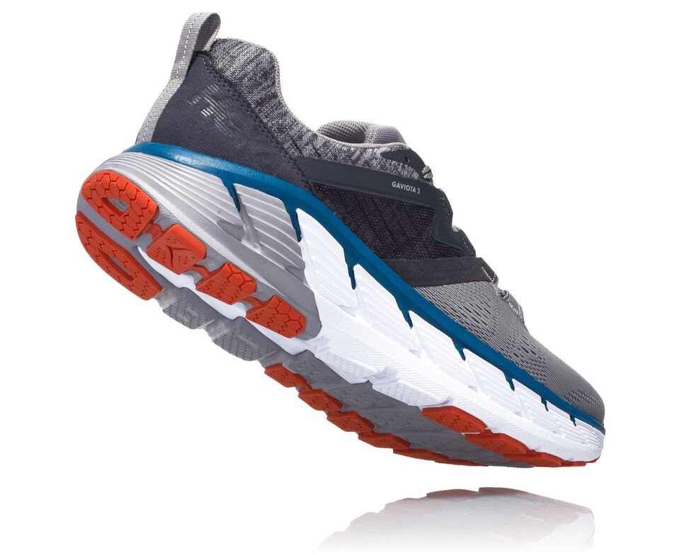 Hoka One One Gaviota 2 Stabila Löparskor Herr Frost Gray / Seaport | 08QULWZMP