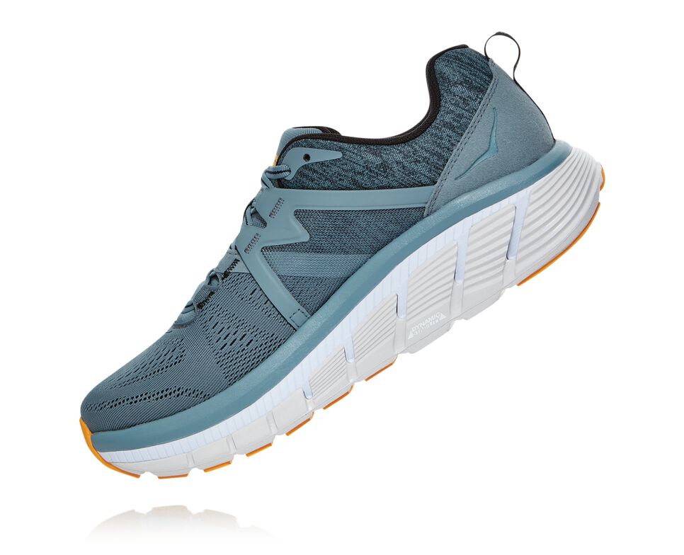 Hoka One One Gaviota 2 Stabila Löparskor Herr Lead / Anthracite | 72DGELPBQ