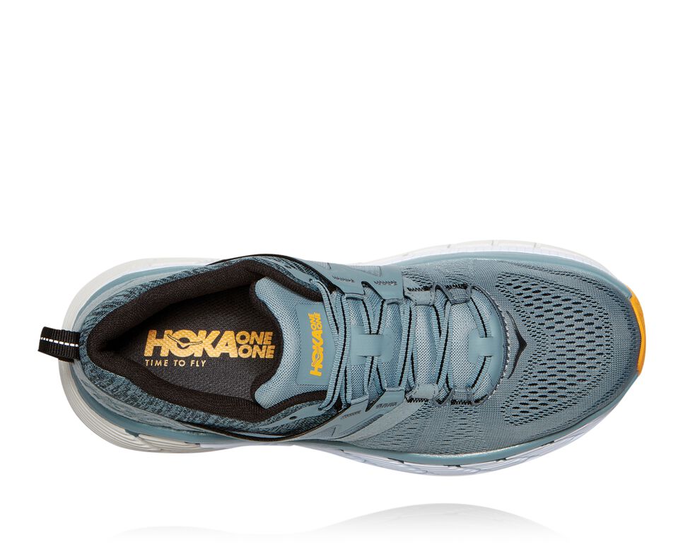 Hoka One One Gaviota 2 Stabila Löparskor Herr Lead / Anthracite | 72DGELPBQ