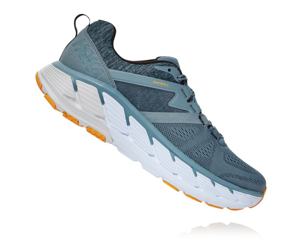 Hoka One One Gaviota 2 Stabila Löparskor Herr Lead / Anthracite | 72DGELPBQ