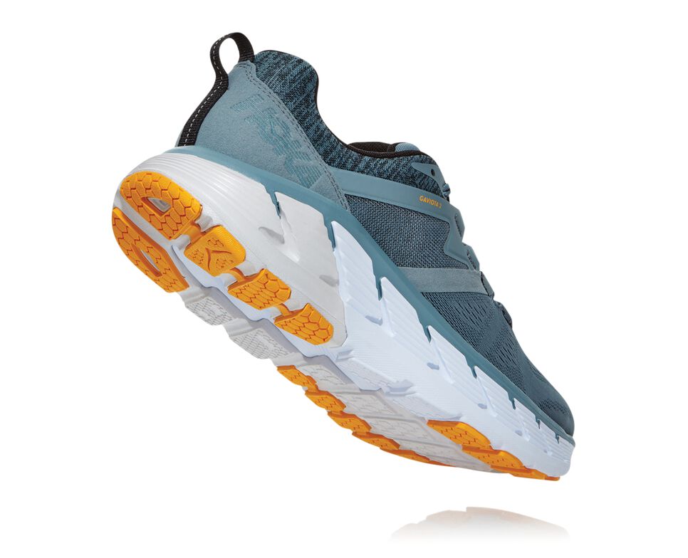 Hoka One One Gaviota 2 Stabila Löparskor Herr Lead / Anthracite | 72DGELPBQ