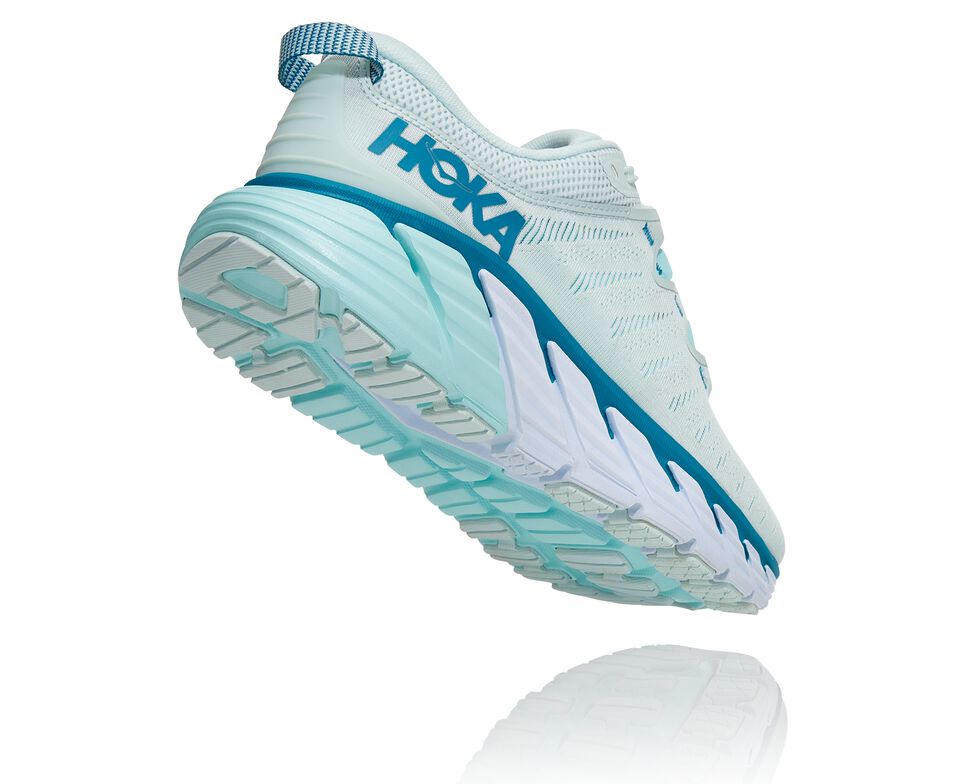 Hoka One One Gaviota 3 Stabila Löparskor Dam Blå | 12YFVBIXN