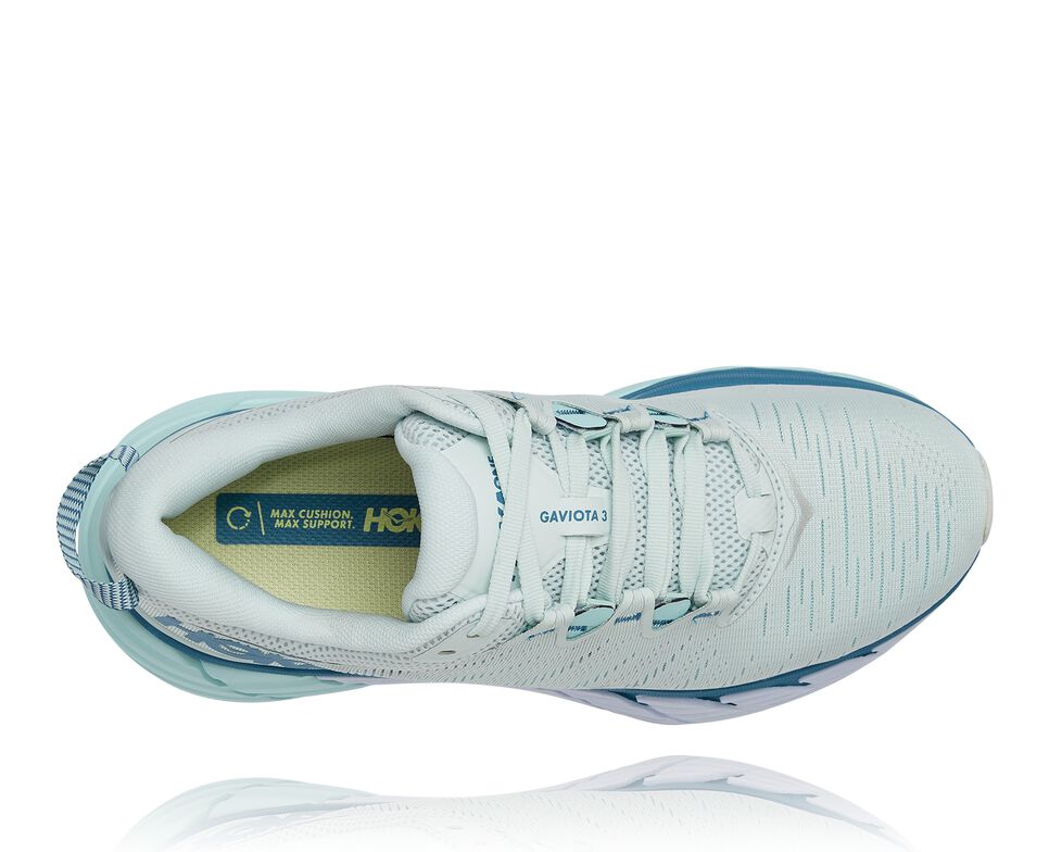 Hoka One One Gaviota 3 Stabila Löparskor Dam Blå | 12YFVBIXN