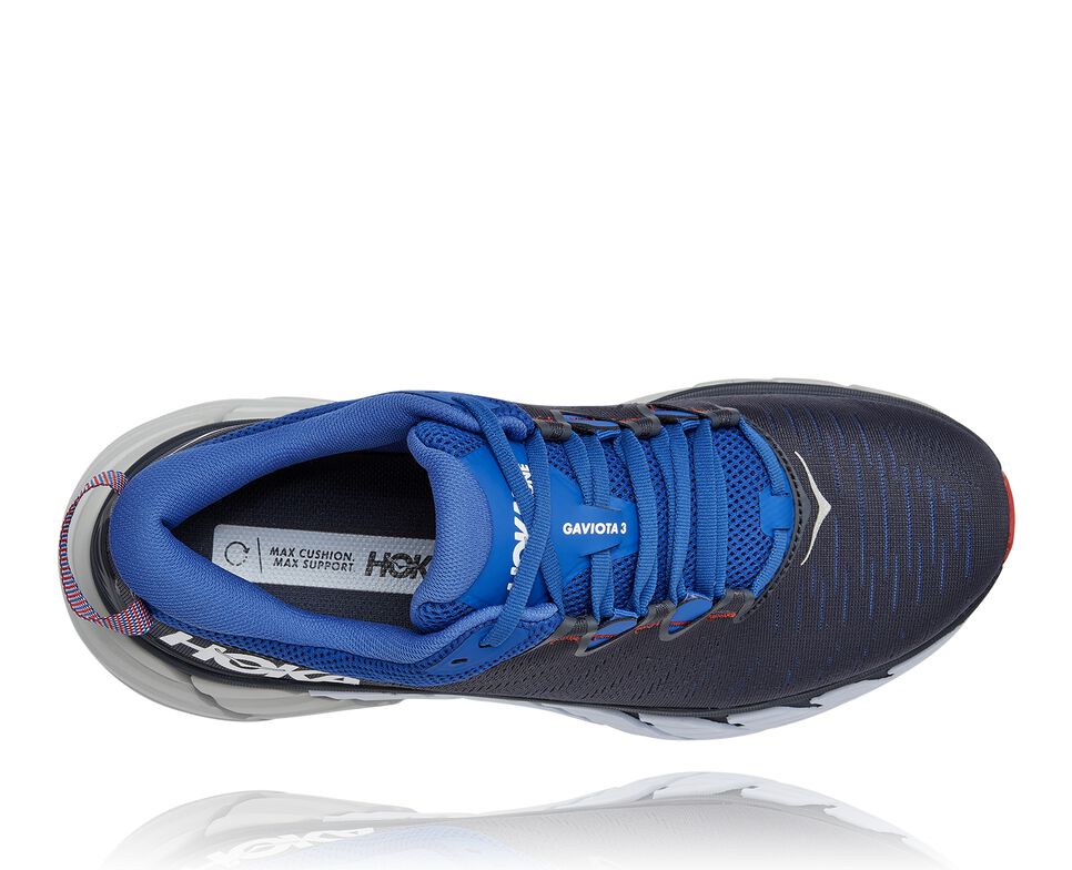 Hoka One One Gaviota 3 Stabila Löparskor Herr Svarta | 53TPKUQGV