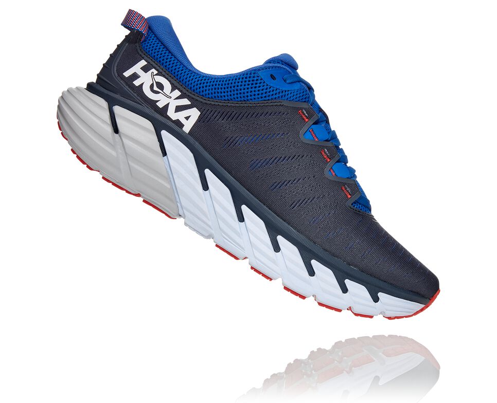 Hoka One One Gaviota 3 Stabila Löparskor Herr Svarta | 53TPKUQGV