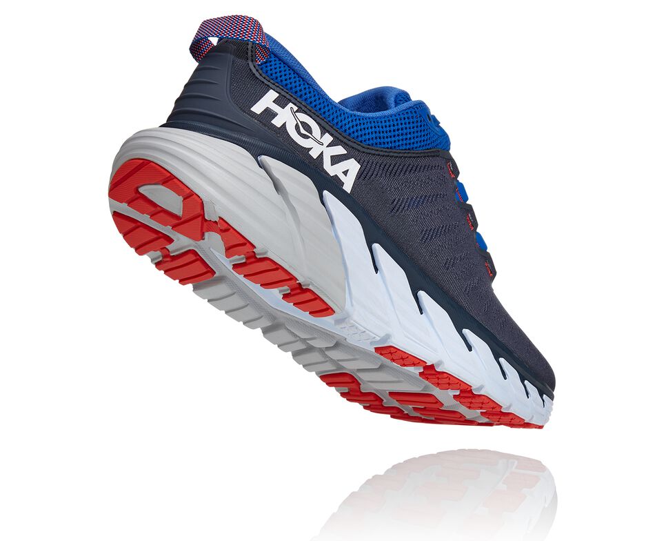 Hoka One One Gaviota 3 Stabila Löparskor Herr Svarta | 53TPKUQGV