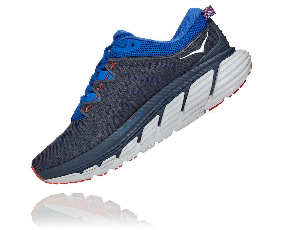 Hoka One One Gaviota 3 Stabila Löparskor Herr Svarta | 53TPKUQGV