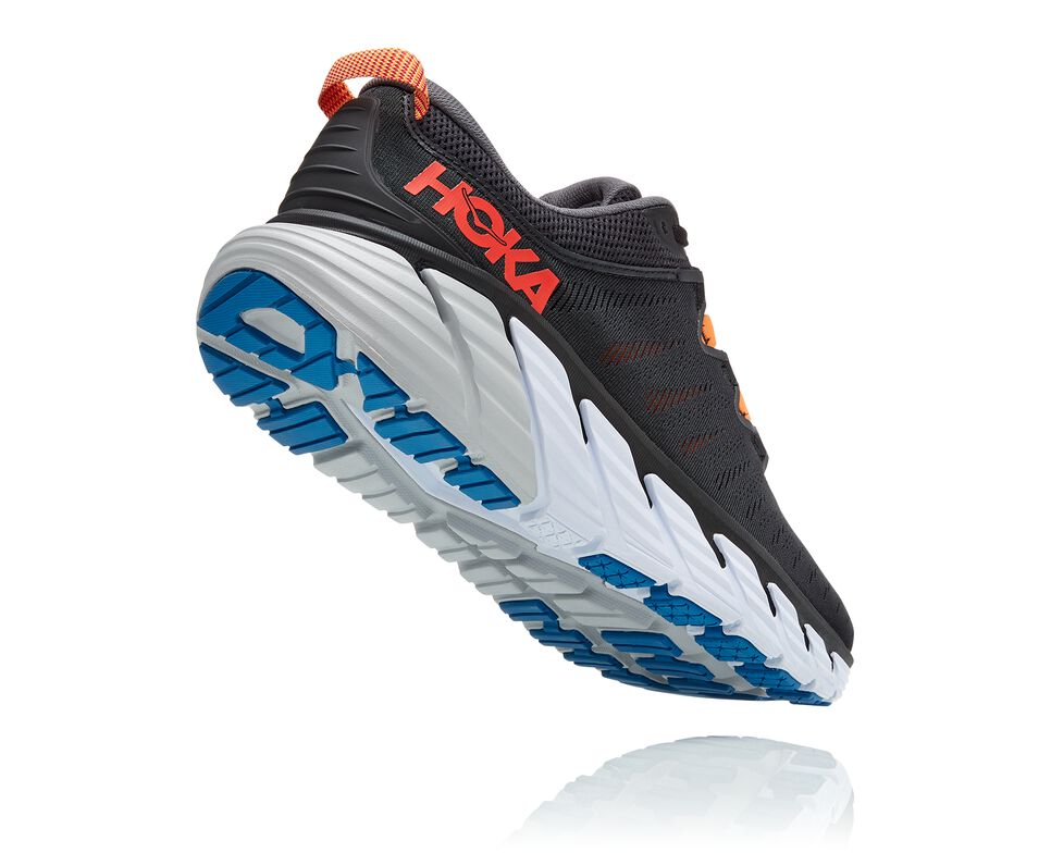 Hoka One One Gaviota 3 Stabila Löparskor Herr Svarta | 59QSVIBPN