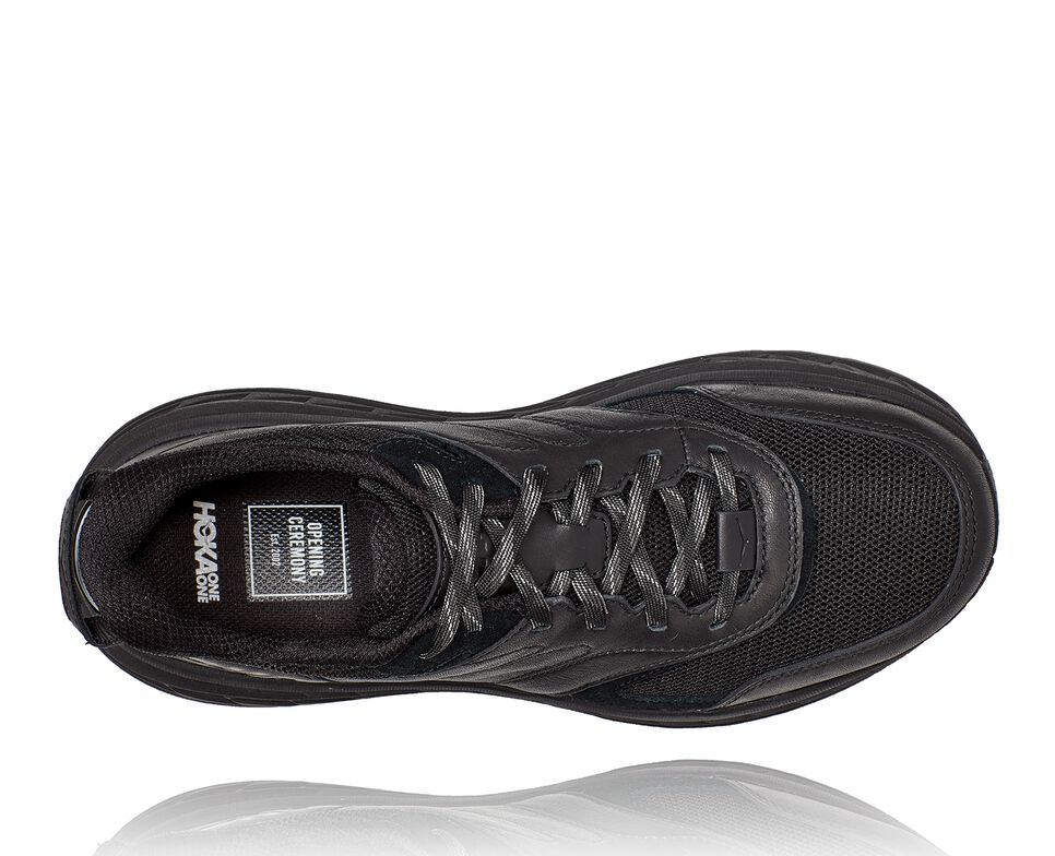 Hoka One One HOKA X OPENING CEREMONY BONDI Stabila Löparskor Unisex Svarta Svarta | 65QHLIXTU