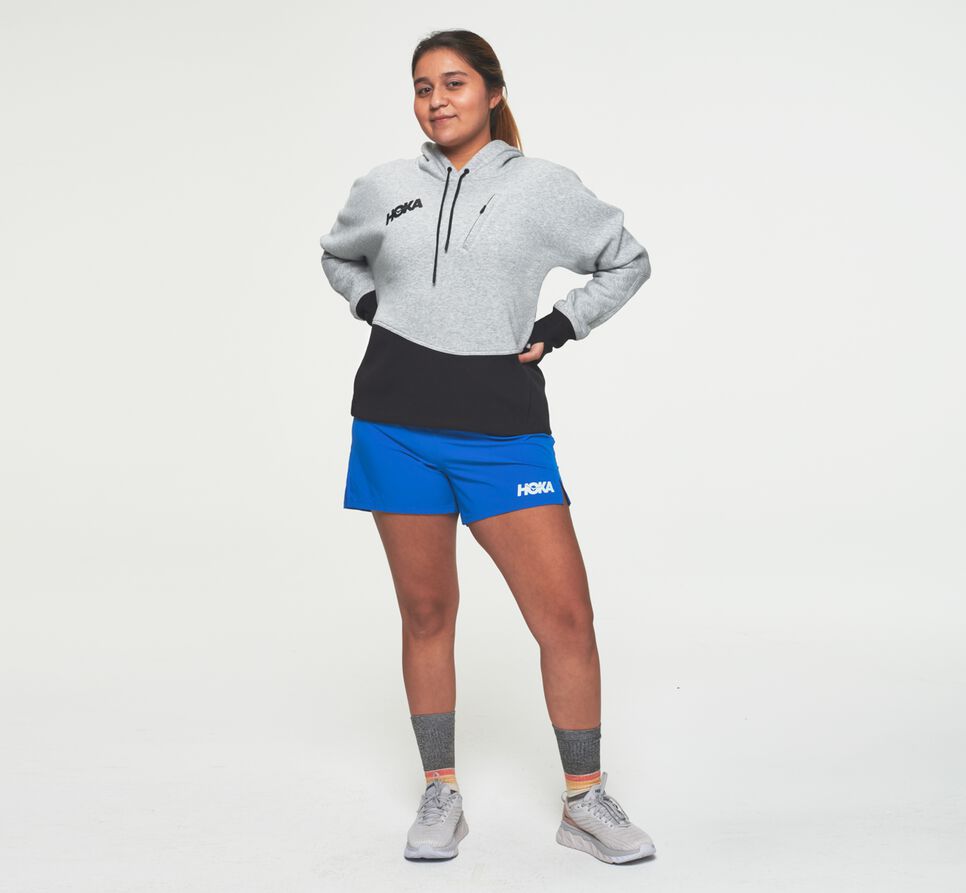 Hoka One One Hoodie Hoodie Dam Grå | 38HNWDRXO