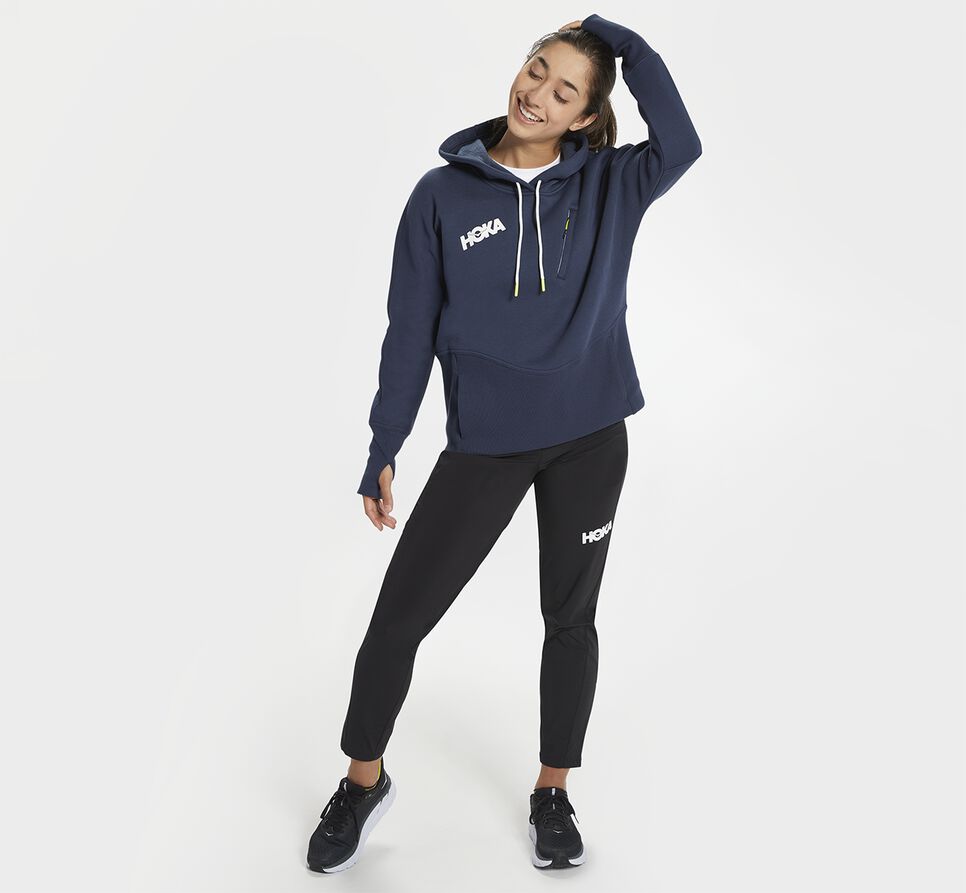 Hoka One One Hoodie Hoodie Dam Moonlit Ocean | 95PWYCKTB