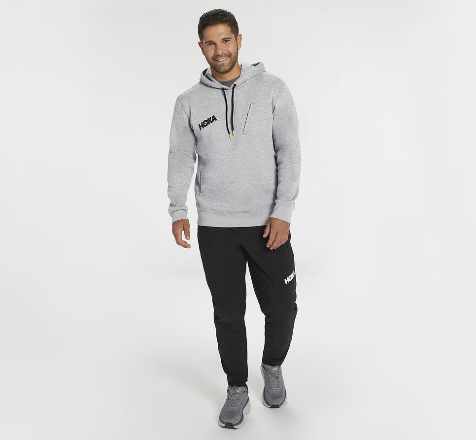 Hoka One One Hoodie Hoodie Herr Wild Dove | 54PZIREFV