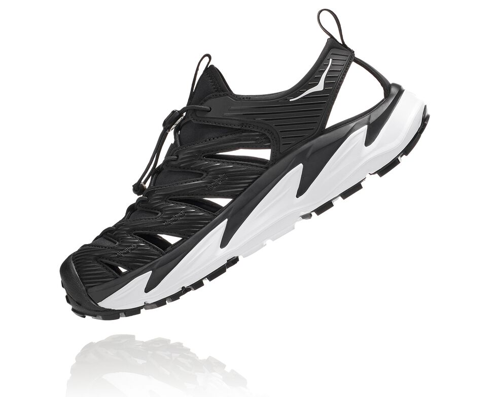 Hoka One One Hopara Vandringssandaler Unisex Svarta Vita | 85JBAZRCN