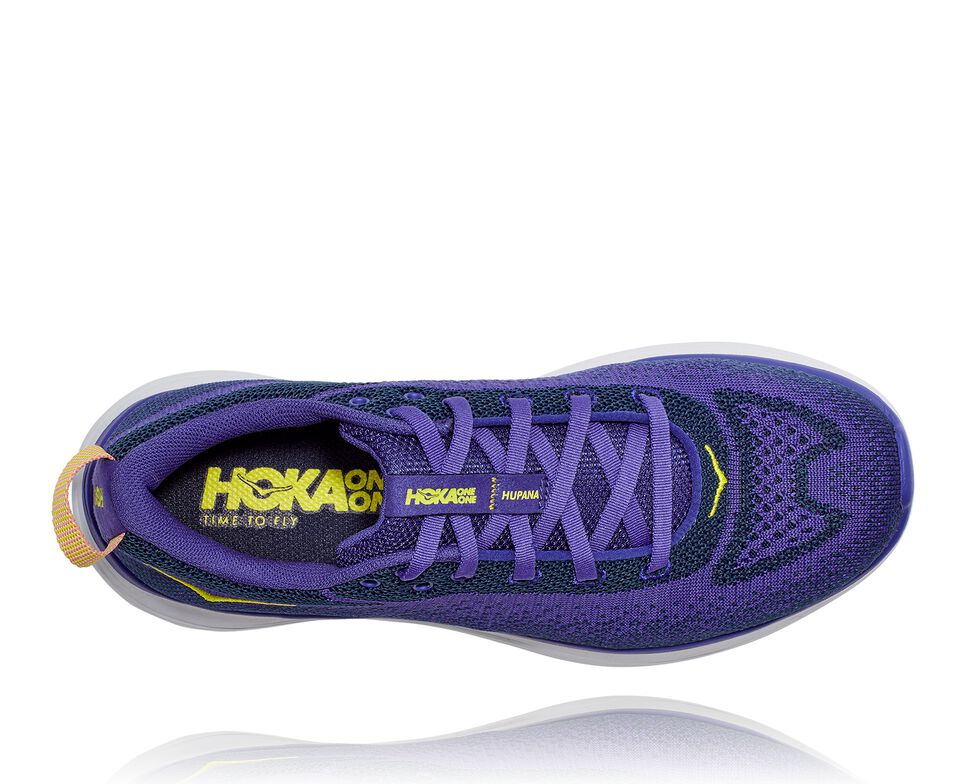 Hoka One One Hupana Flow Stabila Löparskor Dam Blå | 04RWHYZBU