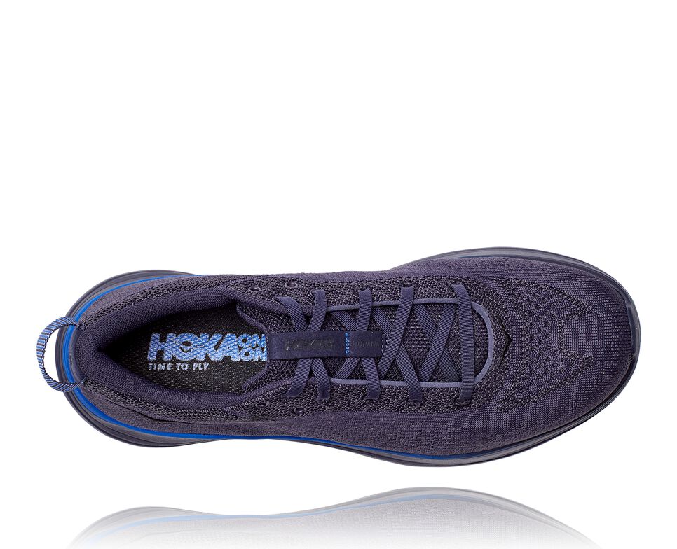 Hoka One One Hupana Flow Stabila Löparskor Herr Mörkgrå | 42PCRBZKM