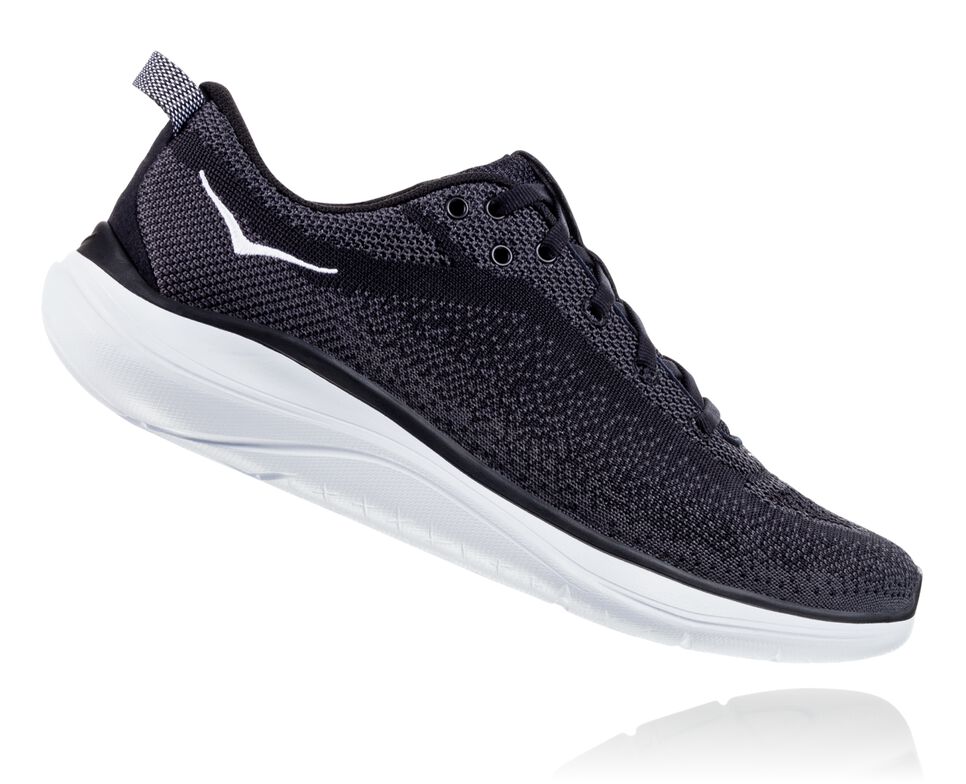 Hoka One One Hupana Flow Stabila Löparskor Dam Svarta Mörk | 65DFSRAIX