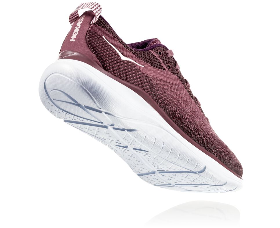 Hoka One One Hupana Flow Stabila Löparskor Dam Rosa Bruna Mörk | 89QAHITFO