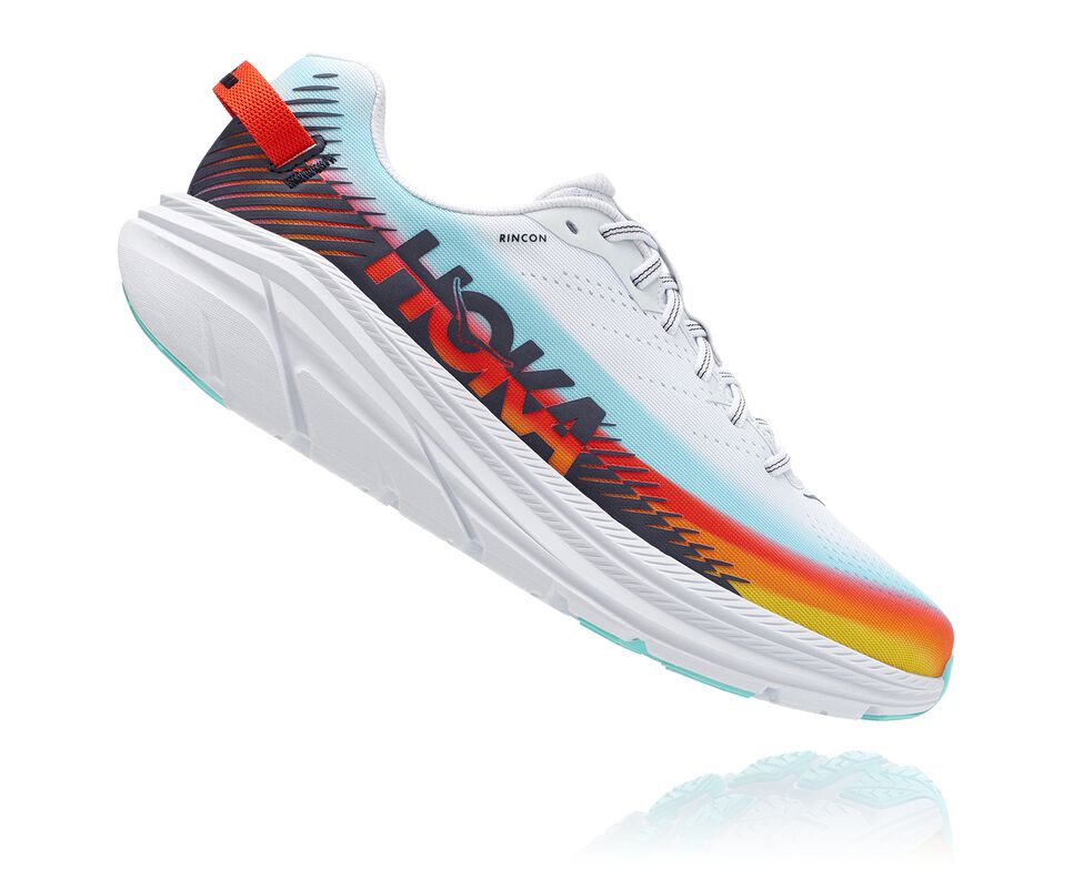 Hoka One One Ironman Rincon 2 Stabila Löparskor Dam Vita Blå | 84CLVGMEX