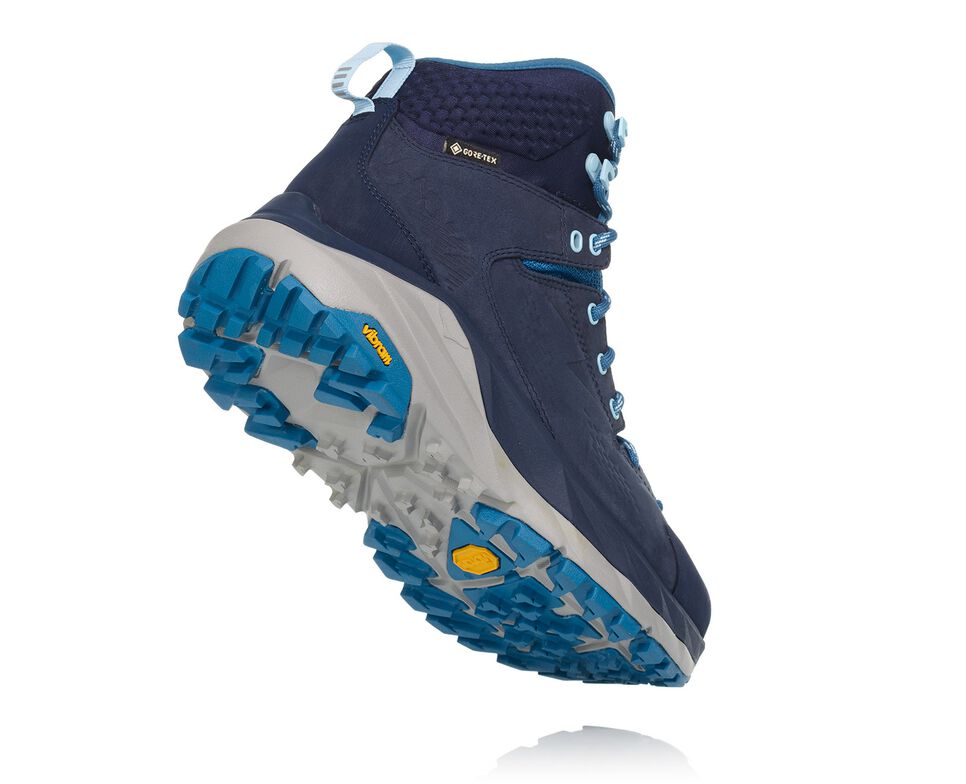 Hoka One One Kaha GORE-TEX Vandringskängor Dam Svarta Blå | 48XMZPSLY